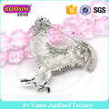 Custom Animal Shaped Brooches and Pins--Rooster Shape